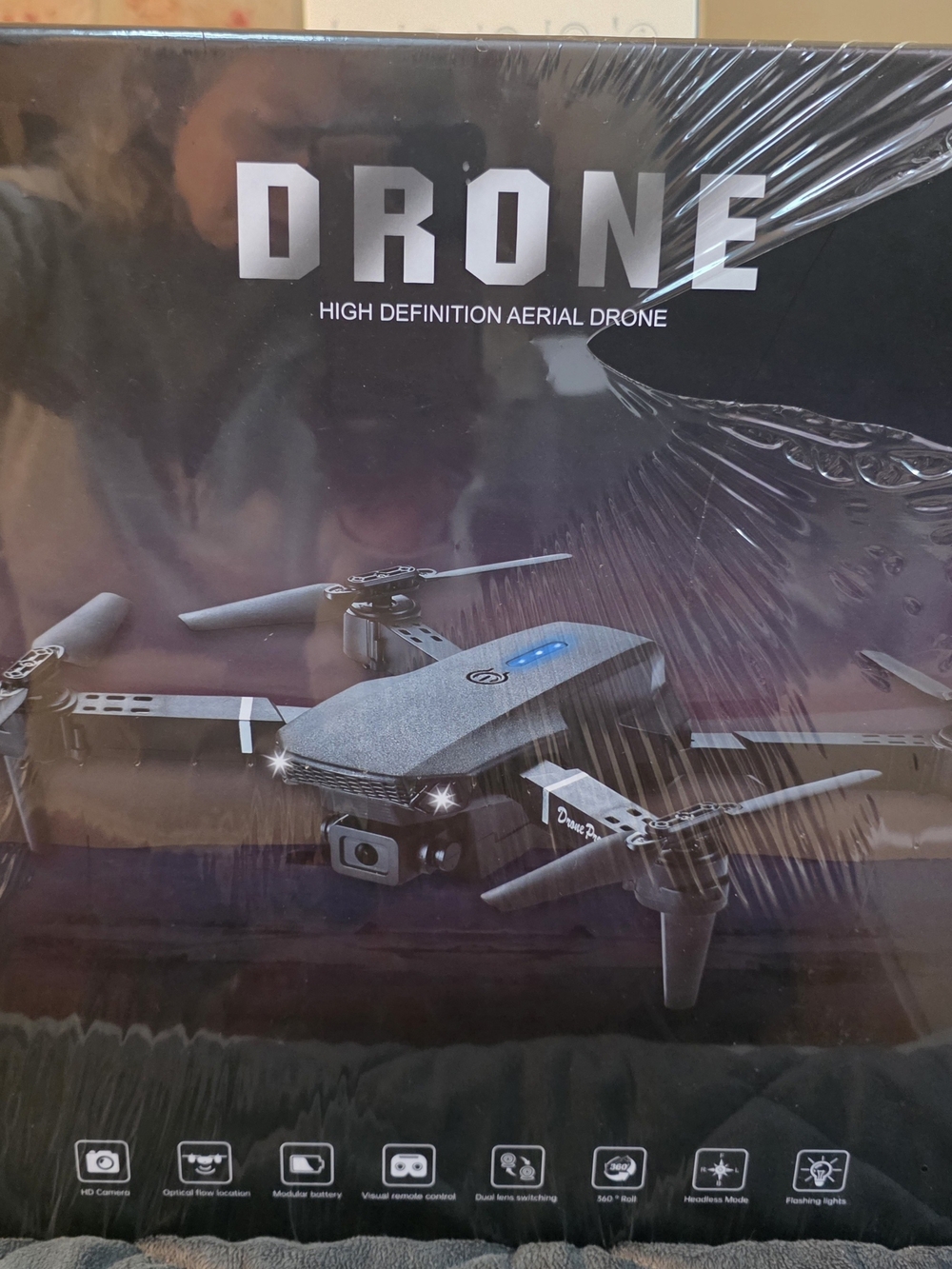High Definition Aerial Drone - Black